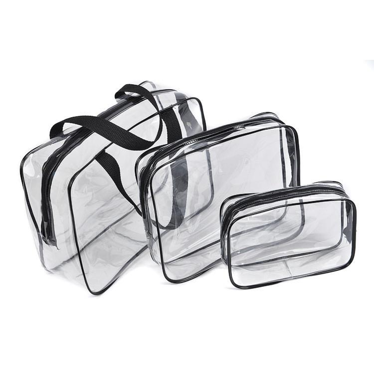 Modern Pvc Travel Makeup Organizer Set With Waterproof Multipurpose Storage For Home Use