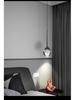 Adjustable Italian Minimalist LED Pendant Light for Bedroom or Entryway