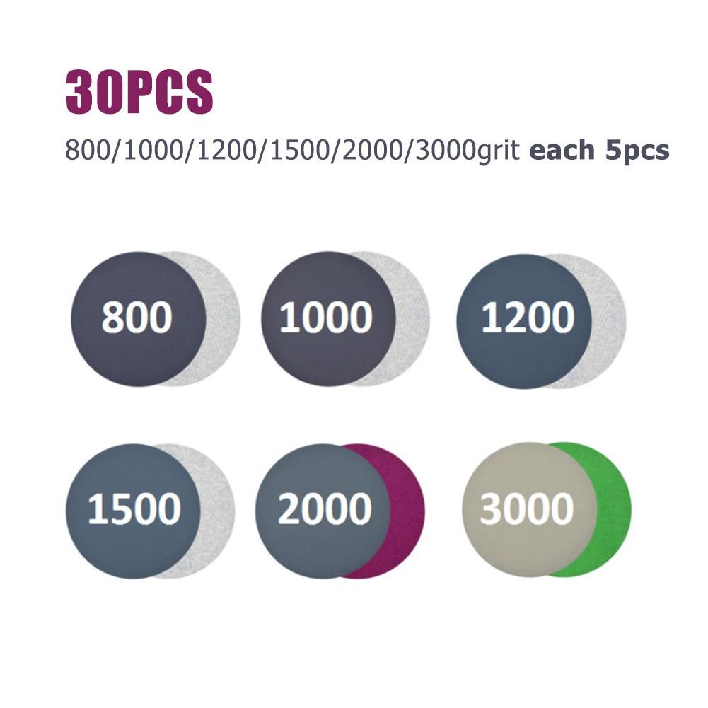 

Шлифовальный диск для влажного/сухого шлифования Надежный шлифовальный диск на липучке 3inch