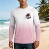 Men's Long Sleeve UPF50 Plus Sun Protection Shirt Lightweight Breathable Loose Fit Outdoor Casual T-Shirt for Summer Activities