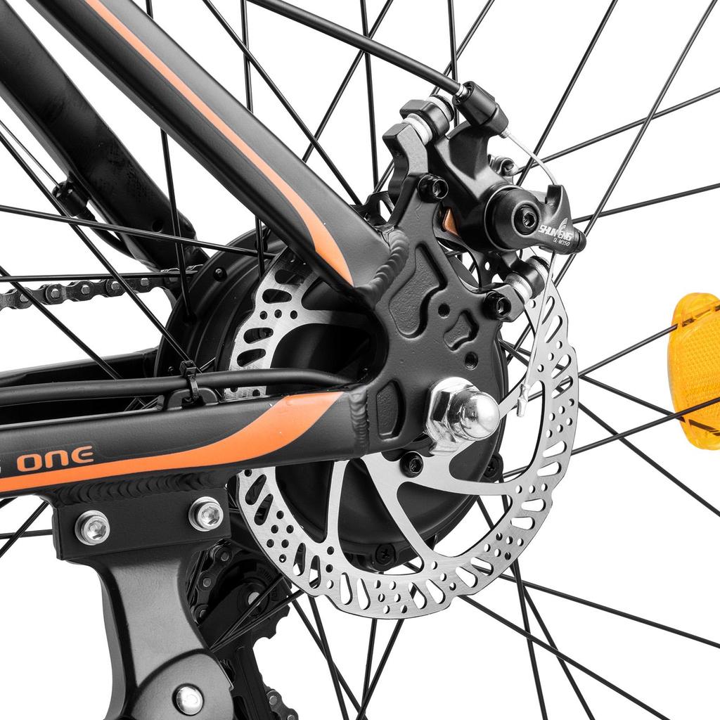 E-Bike Erwachsene FAFREES 250W Motor City Elektrofahrrad Höchstgeschwindigkeit 25Km/h 36V 13AH Reichweite 100Km 21 Gänge Zuladung 150Kg HaiLong