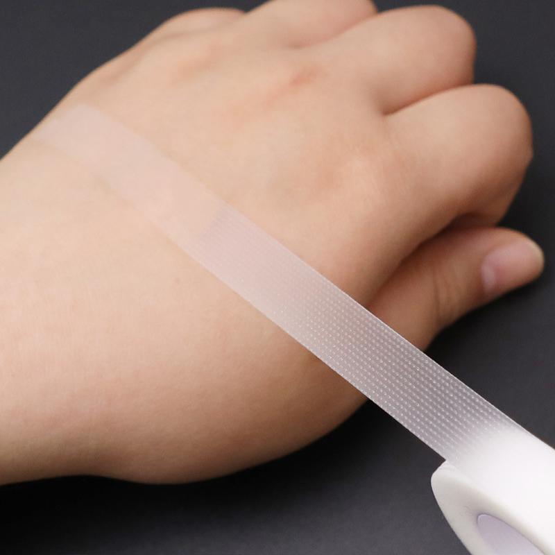 1 Roll Healing Patches Wound Strips Breathable Grid Transparent Tape Curved Medical PE Dressing Adhesive Plasters Bandages