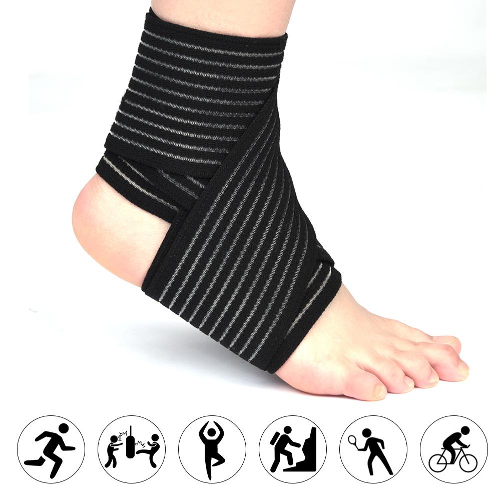 Black High Elasticity Calf Thigh Support Knee Brace Compression Wrap Support Bandage Brace Compression Knee Brace Knee Guard