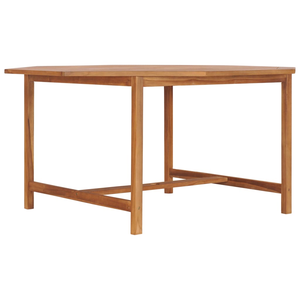 Buy Garden Table 150x150x75 Cm Solid Teak Wood at affordable prices