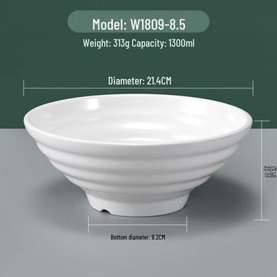 Yi Pan Melaminowa Imitacja Porcelany Miska do Ramenu