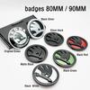 BAUC3 2026 Hot For SKODA 1pcs 80mm 90mm ABS Car Emblem Badge Hood Front Rear Trunk Logo For Skoda Fabia 1 2 Octavia a7 RS Superb Rapid