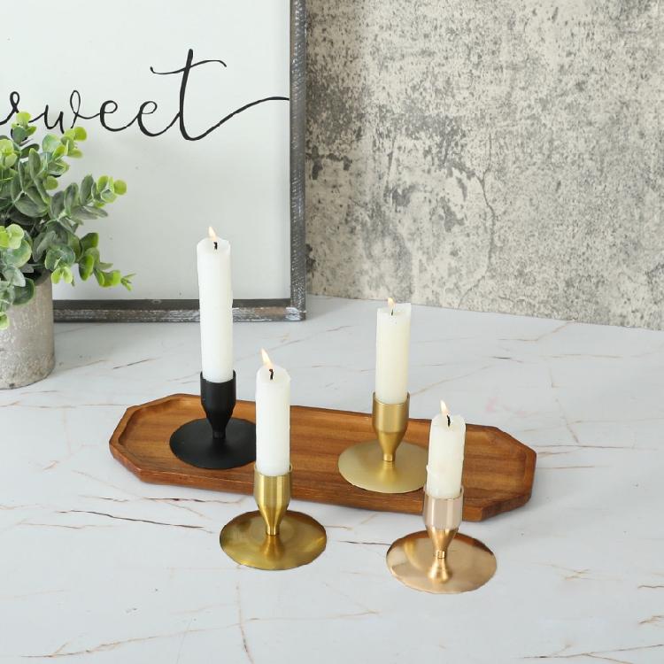 Iron Candlestick Holders Taper Candle Holders Decorative Candle Stand for Table Centerpieces Wedding,Home Decorations