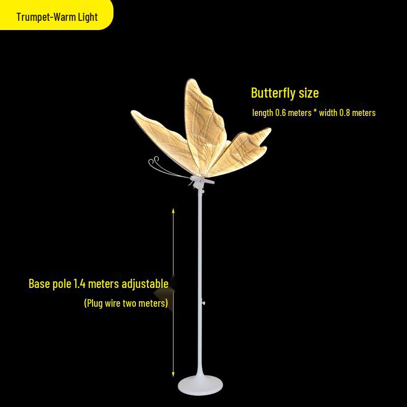 Luminous Butterfly Wings Chandelier: Wedding Ceiling Decoration & Aisle Guide