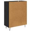 Sideboard in Black Oak Look 69.5 x 34 x 90 cm