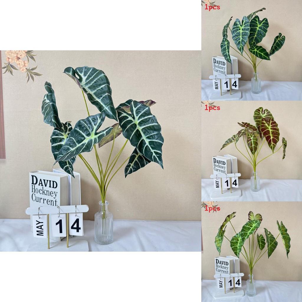 Faux Green Plant Wall Accent With 9 Heads For Wedding Photography Styling