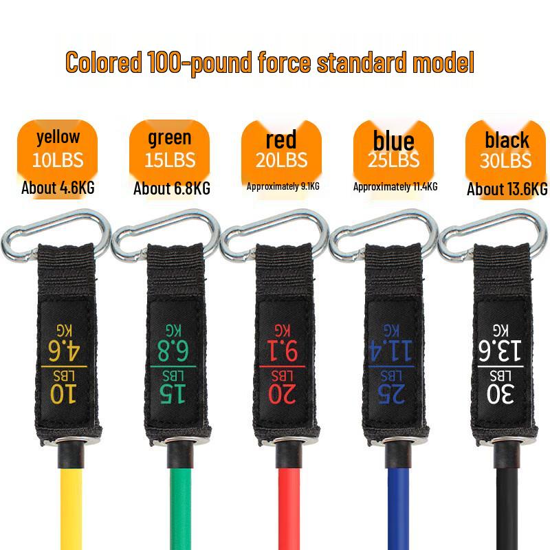 

Zhi Zhou 100lb Resistance Band Training Double Pack