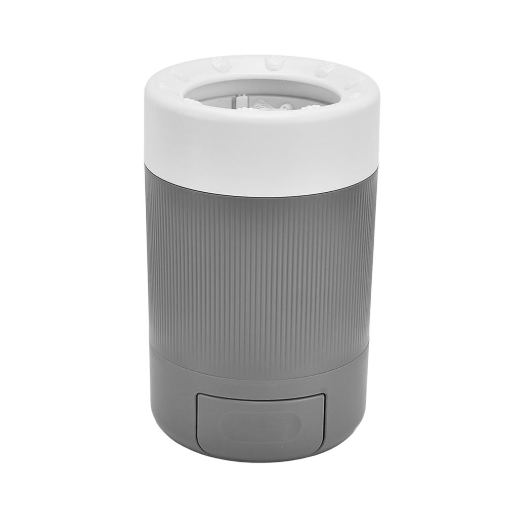 Hundepoterenser Bærbar Hundepotevaskekopp Lettvekts Kjæledyrpoterenseverktøy for HjemmeGrå