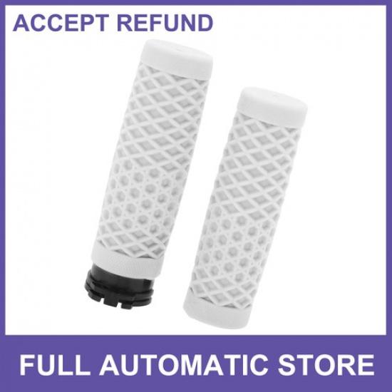 1  Motorcycle Hand Grips Cover Kit Handlebar Cover White