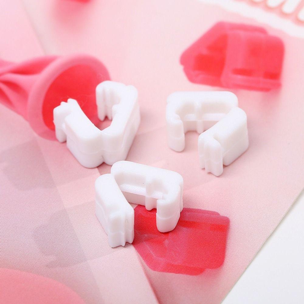 100pcs Plastic Material Balloon Sealing Clips Colorful Balloon Decoration Accessories  Wedding