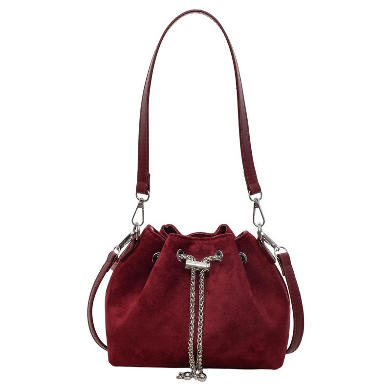 Bolso Cubo con Cuerda, Bolso de Hombro Cruzado Individual para Viajero