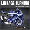 1/12 Scale Yamaha R1M Toy Motorcycle Model Alloy Diecast with Shock Absorption Simulation Scale Motorcycle Model Toys for Kids Gifts