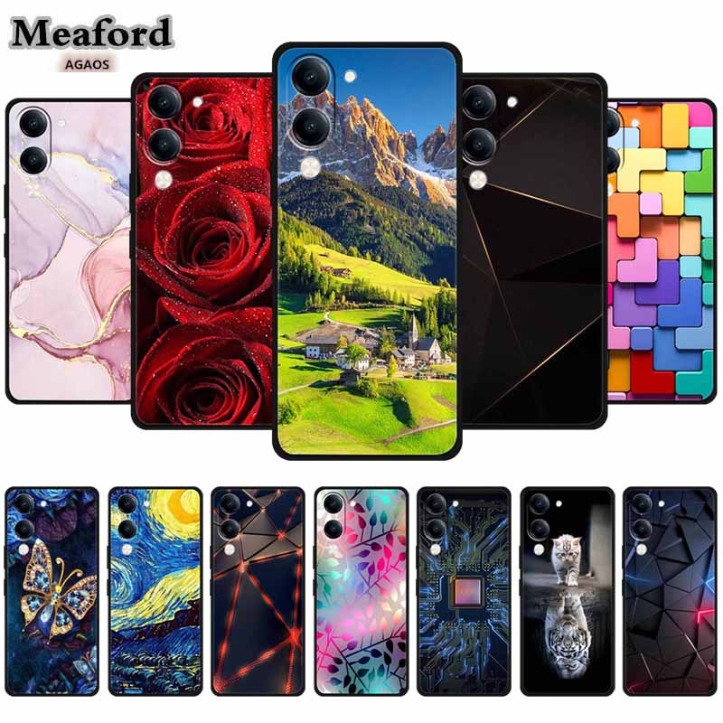 Case For Vivo Y04 Y04S Y37C 4G Soft Silicone TPU Protector Shell Cartoon Lovely Gift Anime Phone Cover Capa Y 04 04S 37C Bumper