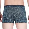 Herren Boxer Unterwäsche Elastisch Mittelhoch geschnitten Dreidimensionale Schnittführung Shorts Slips U-Konvex Schnelltrocknende Slips