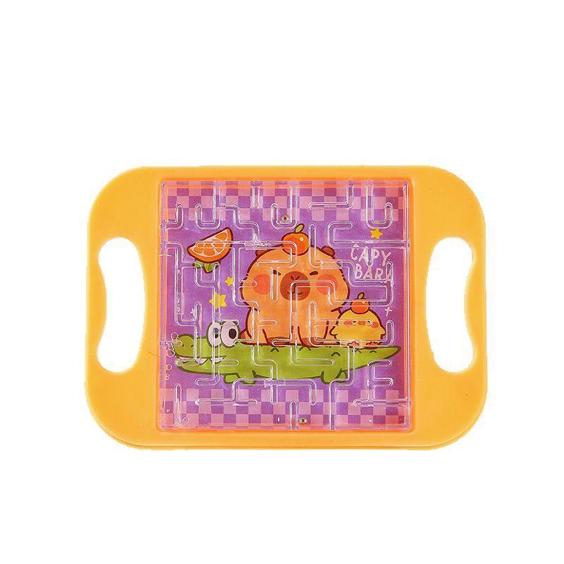 Plastic Capybara Mini Balance Maze Puzzle For Kids Educational Gift Playroom