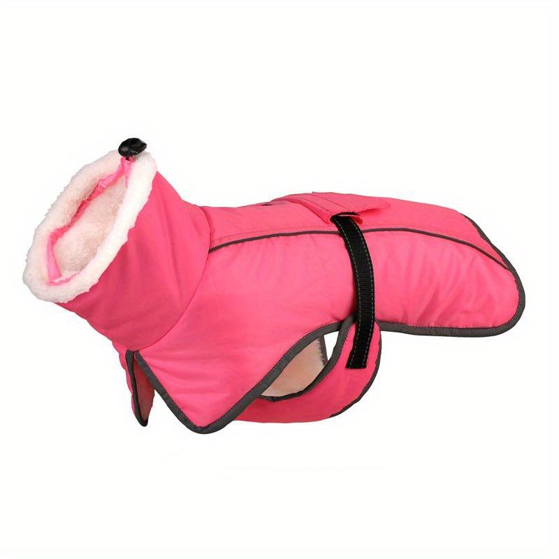 New Arrival Winter Dog Jacket with Turtleneck, Waterproof Windproof Dog Fleece Vest with Leash Hole, Dog Apparel for Small Medium Dogs