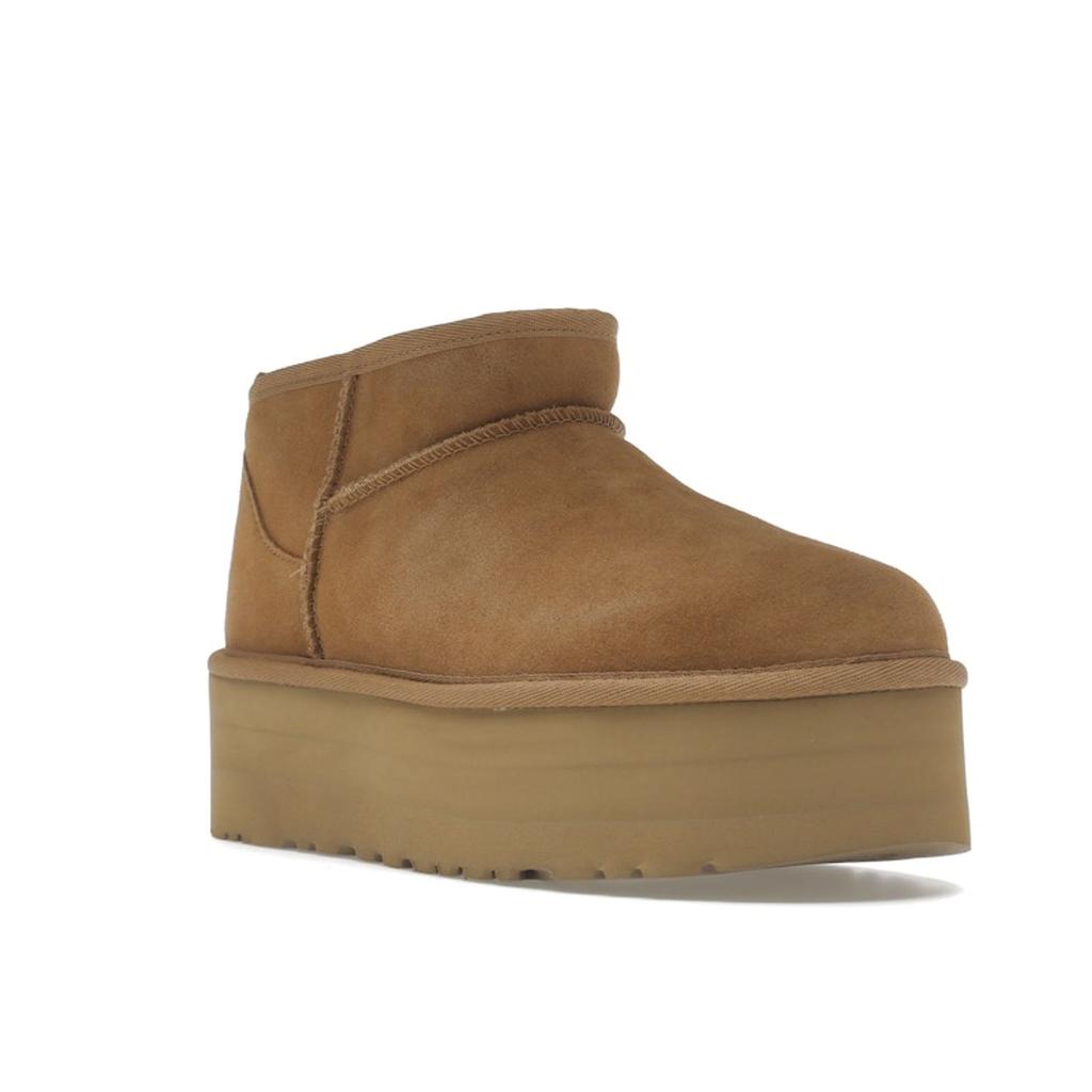UGG Klassisk Ultra Mini Plattformstøvel Chestnut Damesneakers Brun 1135092-CHE