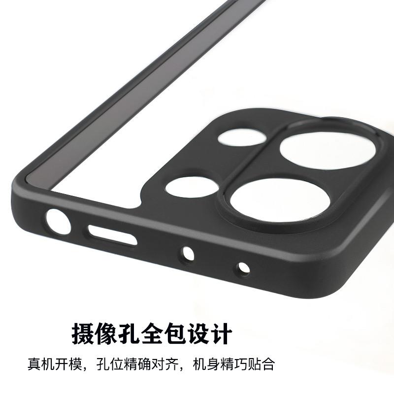 For Xiaomi Redmi Note 13 Pro 4G Case Redmi Note 13 Pro Cover TPU Frame Plastic Bumper Protective Phone Cases Note 13 Pro Plus