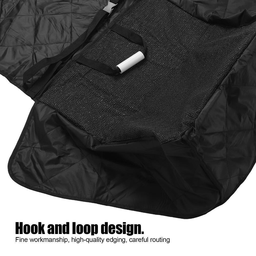 600D Oxford Cloth Front Dog Seat Mat Rubber Anti-Slip Back Car Dog Protector Daily Driving Commute