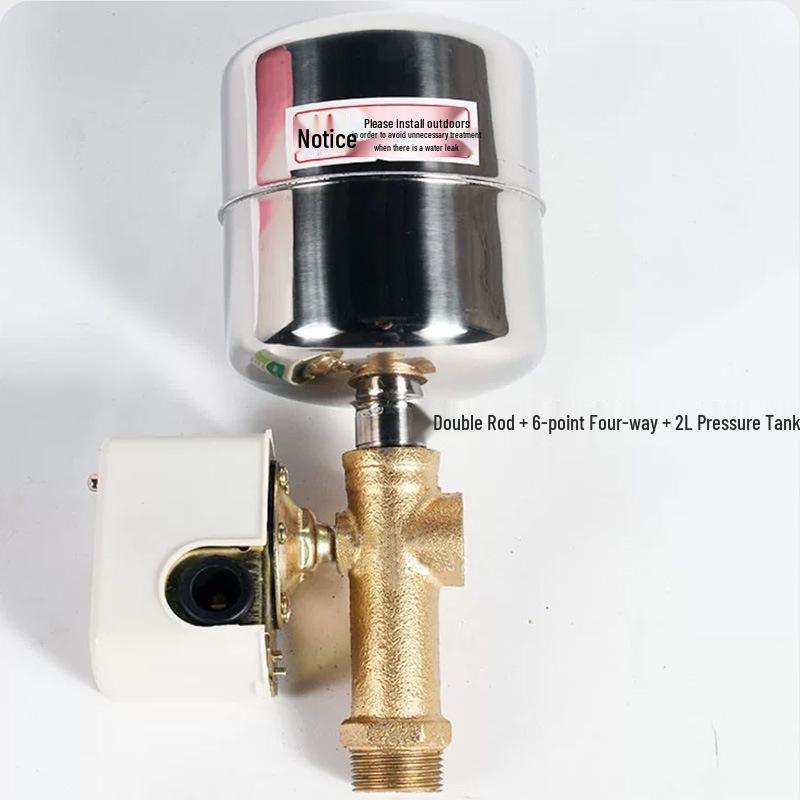 Intelligent Self-Priming Booster Pump with Stainless Steel Tank & Automatic Pressure Controller for Households