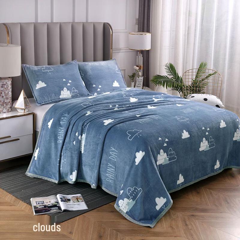 Thickened Cloud Mink Velvet Blanket