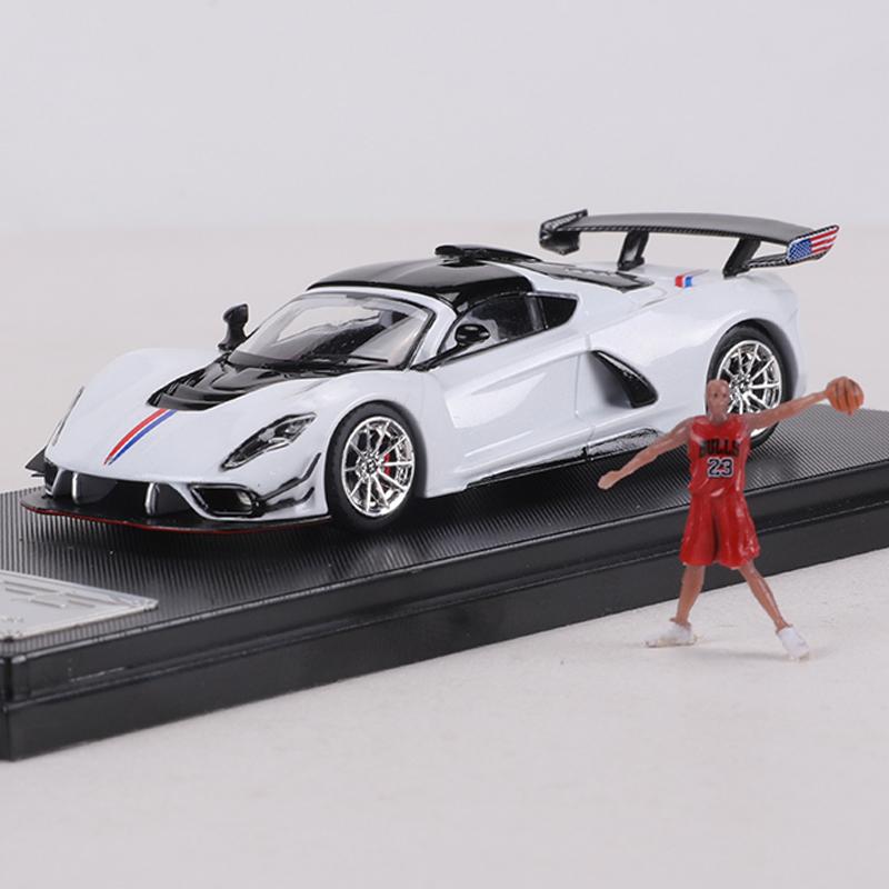 

RM 1:64 Hennessey Venom F5 Alloy Model Car белый