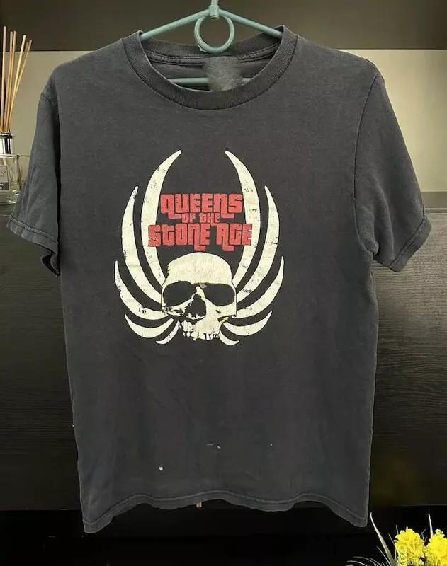 Queens Of The Stone Age Band Skull Black Cotton Full Size S-5XL FH928 Unisex T-Shirt