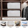 2Pcs Large Compression Bag Large Capacity Clothes Storage Bag Moisture-proof Clothes Quilt Moving Bag Multifunctional Organizer
