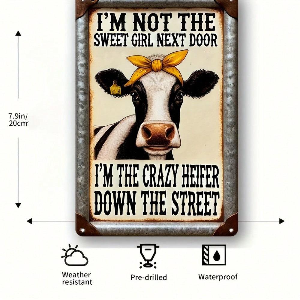 Metal Tin Sign Funny Home Decor Novelty Wall Art for Bar Cafe Garage Farmhouse Room