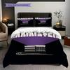 Rammsteins Industrial Rock Legacy Three-piece Set (1 * Duvet Cover + 2 * Pillowcase, Without Core) 2D Flat Soft and Comfortable Bedding Set