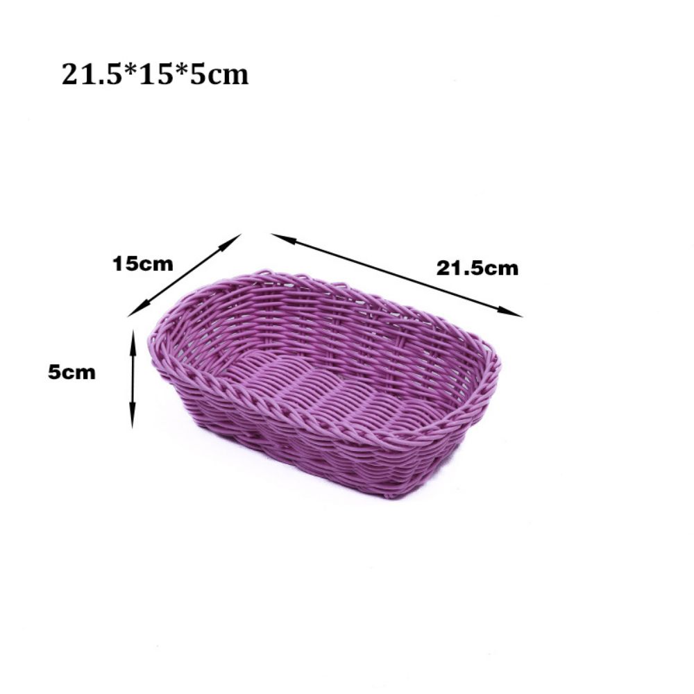 Hardness Bread Fruit Vegetables Basket Household Rattan Basket Restaurant Serving Tabletop Display
