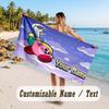 Personalized Beach Towel,Kirby Custom Printed Name Text, Super Absorbent Towel For Beach Vacation