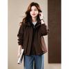 D.F.DEAR Women's Detachable Hooded Two-Piece Jacket