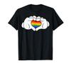 Disney Mickey Friends Mickey Glove Rainbow Heart & T-Shirt