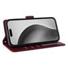 For iPhone 16 Pro Max Wallet Case 3 Card Slots Slim-Fit PU Leather Stand Phone Cover
