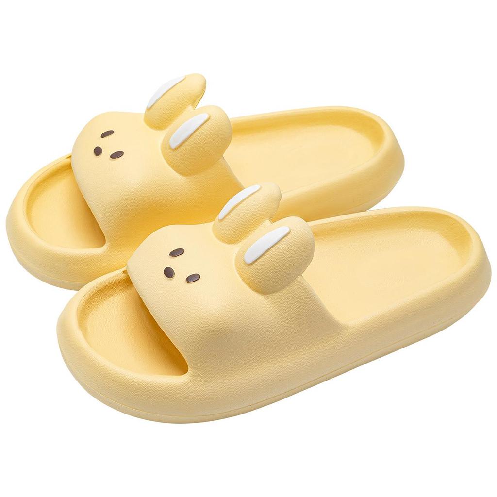 Cartoon Rabbit Women Slippers Summer Beach Thick Bottom Home Slides Comfortable Soft Bathroom Slippers