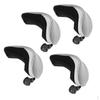 4Pcs/Set Mesh Golf Club Head Cover Hybrid Headcover with Number Tag - Colors for Choose, Golfer