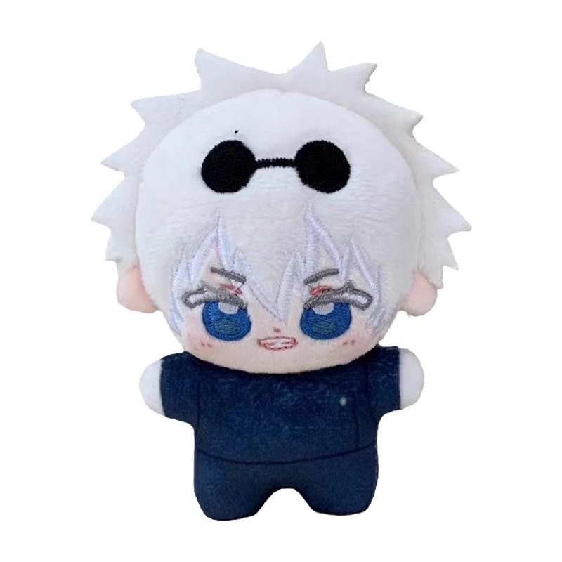 10Cm Nanami Kento Plush Dolls Pendants Mini Gojo Satoru Keychain Plush Toys Bag Fushiguro Megumi Stuffed Doll Birthday Gift