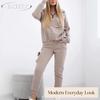JPNTKY Women's Fashion Casual Autumn Winter Long Sleeve Pants Suits