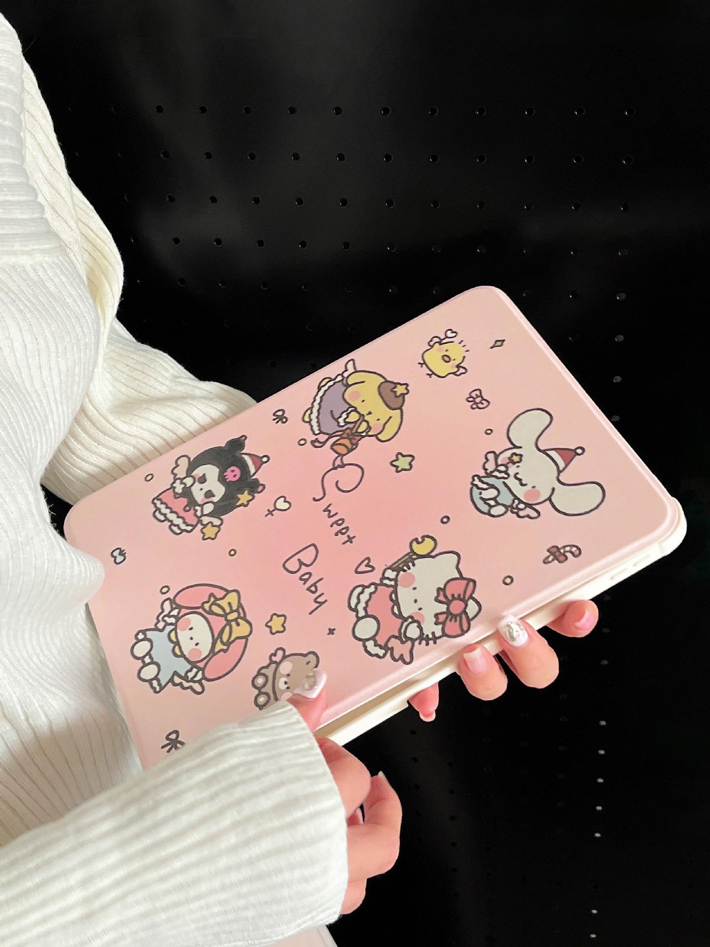 

Sanrio Compatible Gradient Rotating iPad Case for iPad Mini 6/Pro iPad mini 6/7 (8.3-inch)