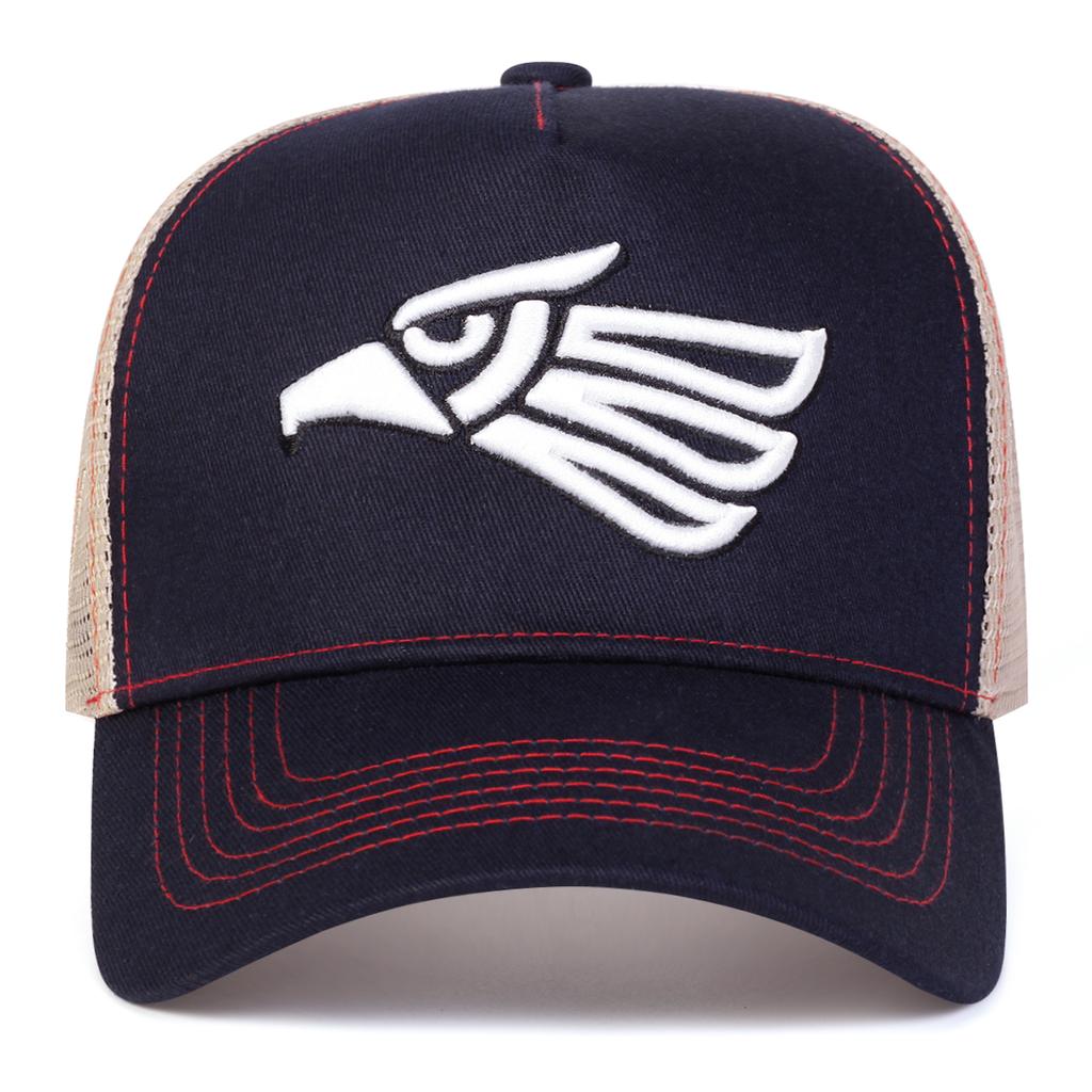 Herren Mexikanischer Adler Bestickte Baseballkappe Mesh-Hut Outdoor Verstellbar Sonnenschutz Freizeit Hut Frühling Herbst Reisen Tourismus Strandurlaub