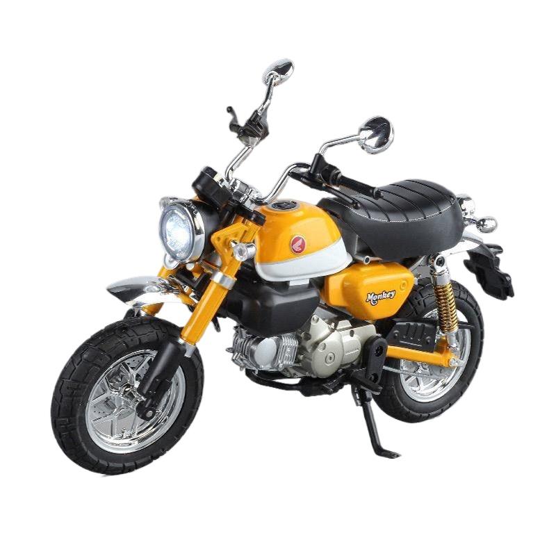 1/9 Honda Monkey 125 MINI Alloy Die Cast Motorcycle Model Toy Vehicle Collection Sound and Light Off Road Autocycle Toys Car