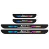 4PCS Car Stickers Anti Scratch Door Sill Protector Strip Car Threshold Protection Bumper Film Sticker Car Exterior Accessories