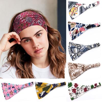 1PC Bohemian Elastic Stretch Headband Running Wide Turban 1PC Bohemian Elastic Stretch Headband Running Wide Turban