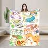 Adventure Story Hamtaro Blanket Super Warm Novelty Plush Bedding Throws For Bedroom Airplane Travel Flannel Bedspread Bed Cover