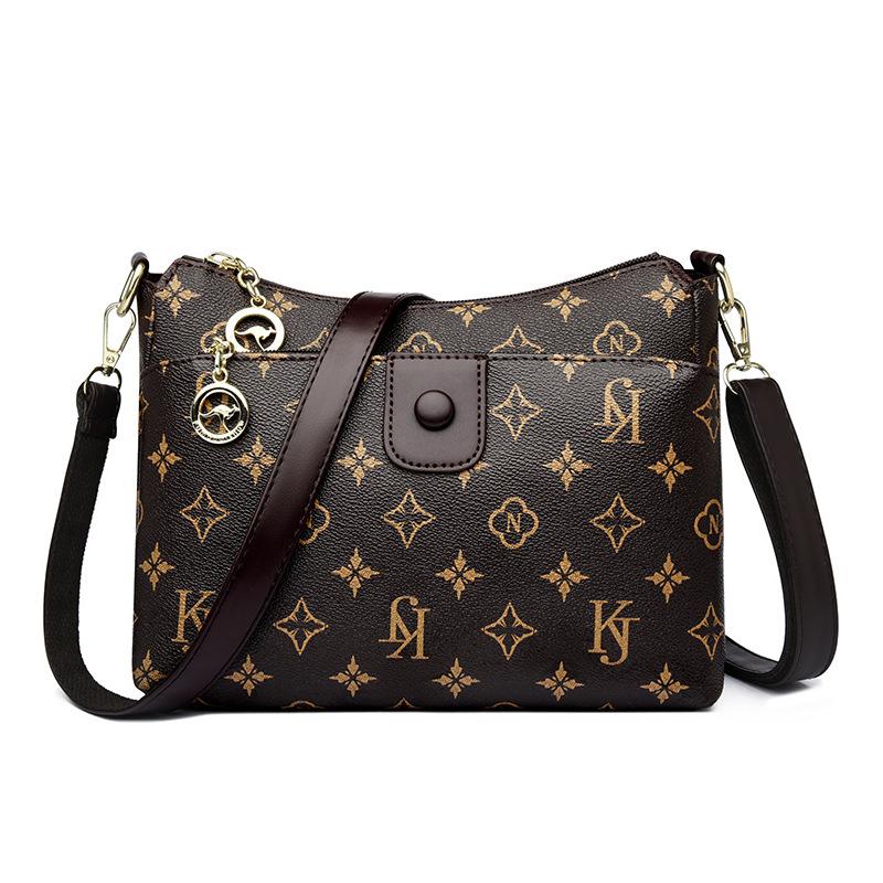 Jednoramenná taška, Dámská lehká retro crossbody taška, Elegantní dámská taška, Všestranná kabelka